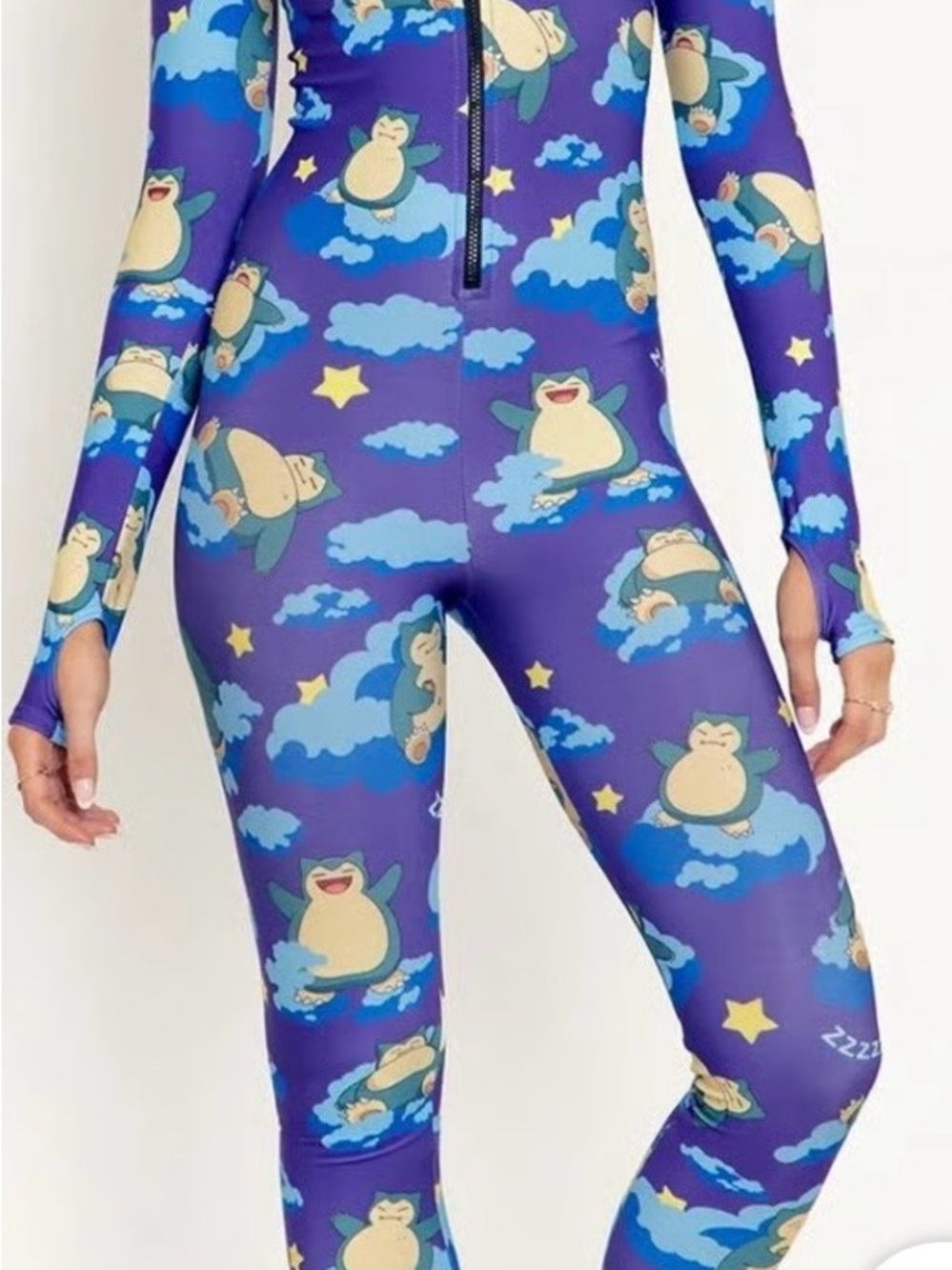 Blackmilk Snorlax Cloud Print Onesie Pajama - Picture 7 of 7